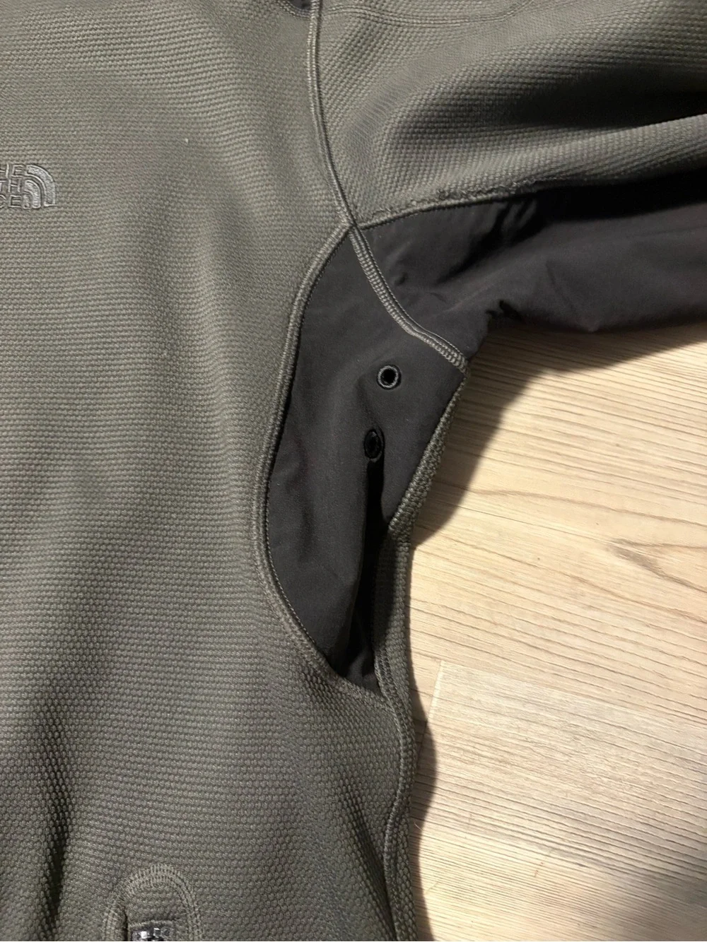The North Face Full Zip Hiking Performance Fleece Mens XL Jacket TKA Stealth